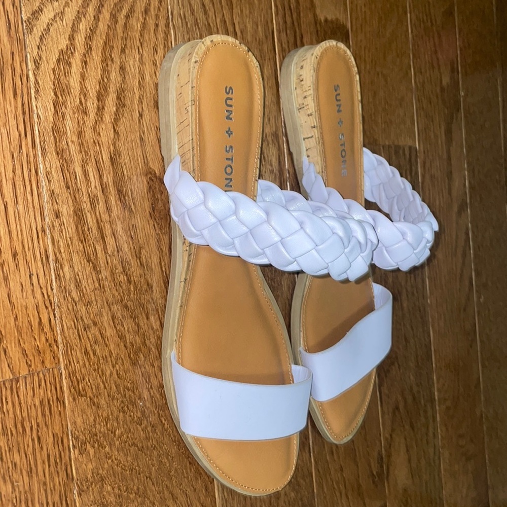 LILAC WOVEN Easten Slide Sandals
